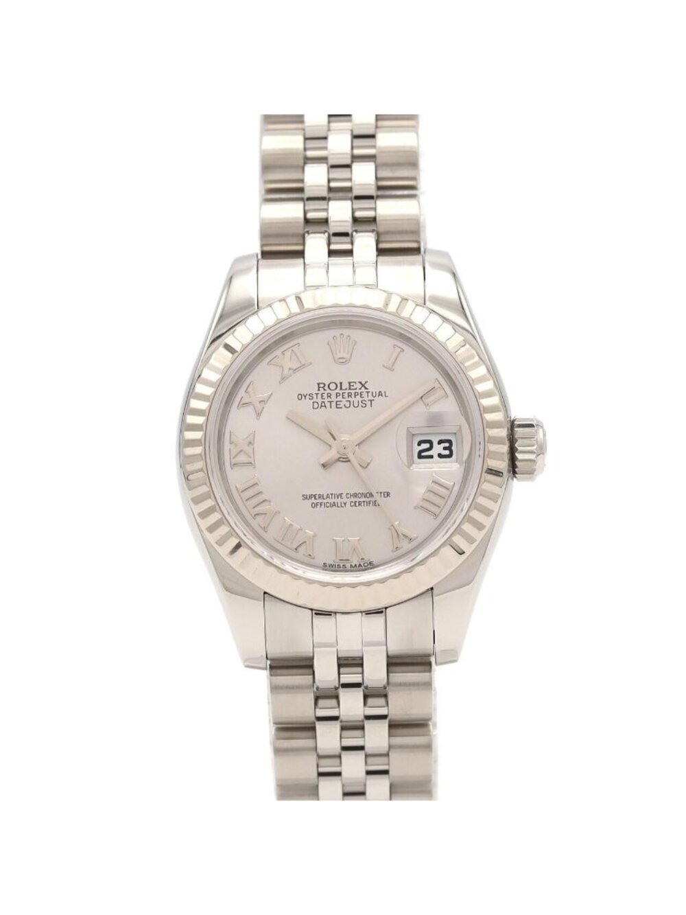Rolex Datejust Stainless Steel White Gold Automatic